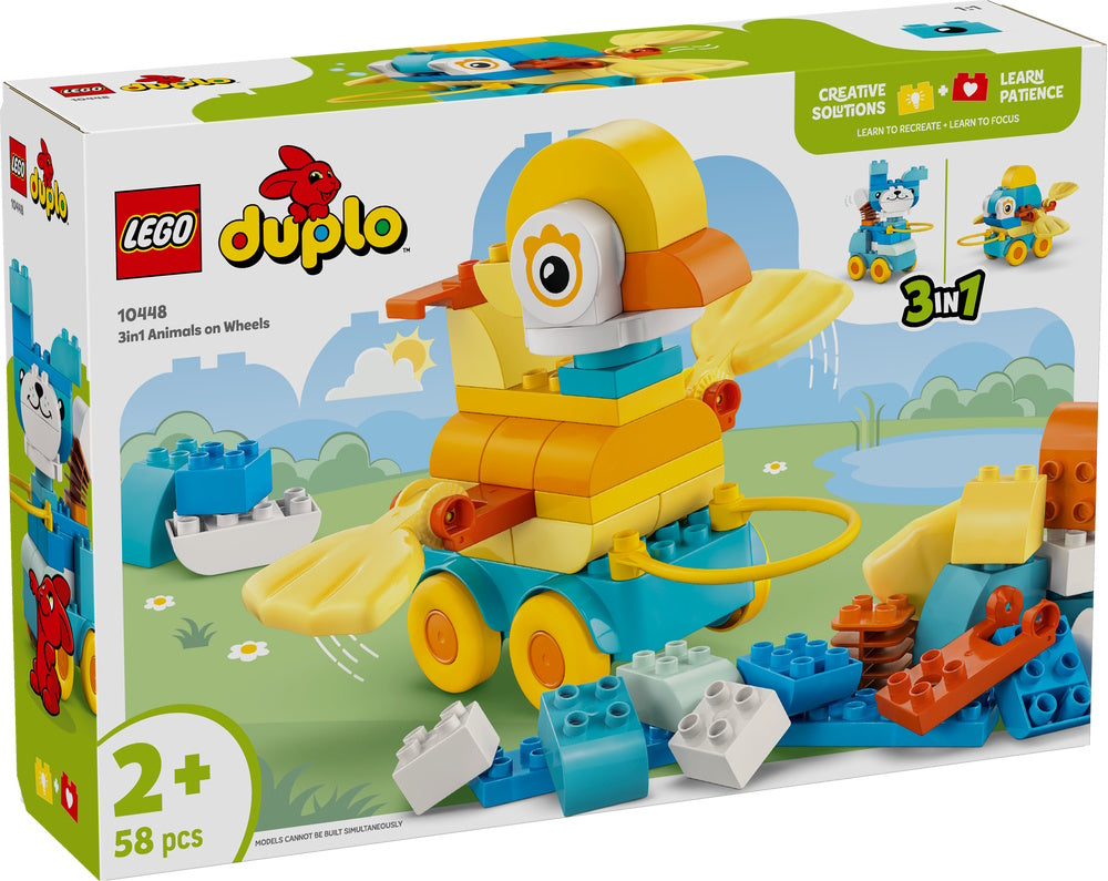 LEGO® - Duplo - 10448 - 3in1 Animals on Wheels