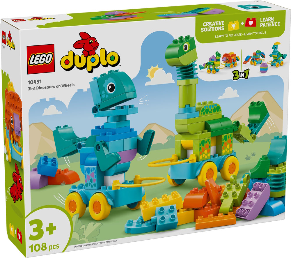 LEGO® - Duplo - 10451 - 3in1 Dinosaurs on Wheels