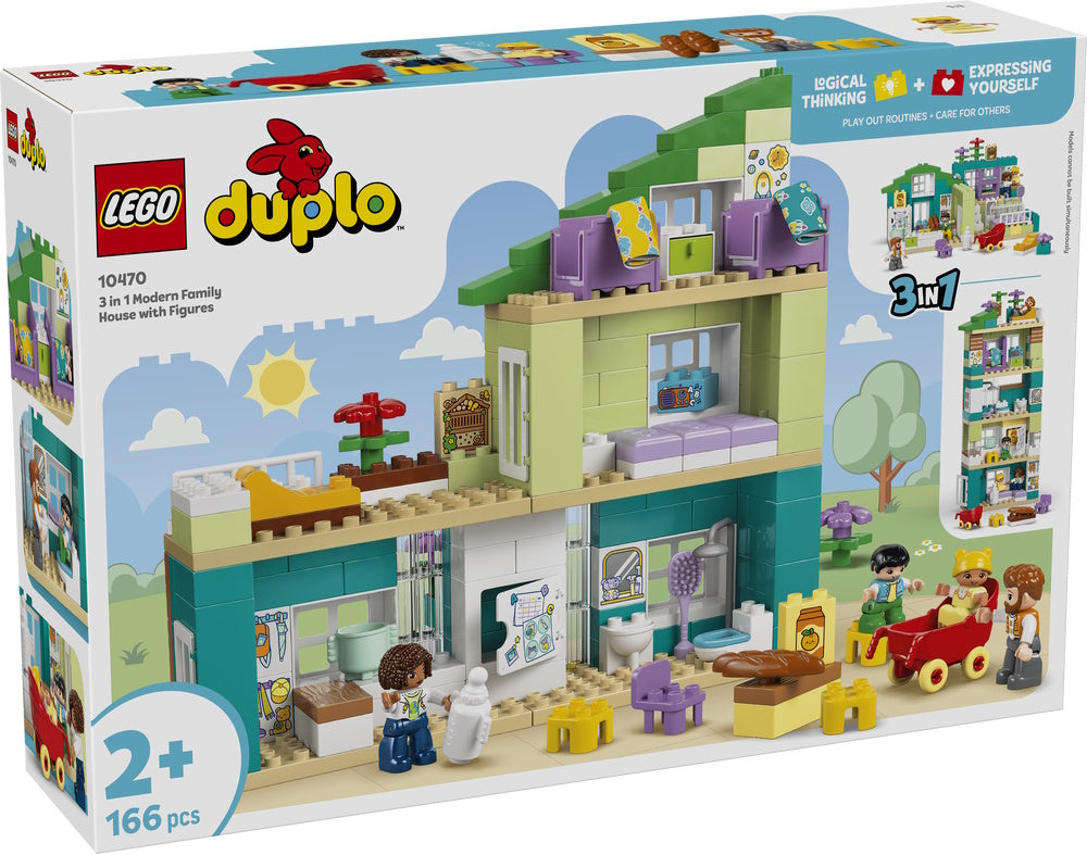 LEGO® - Duplo - 10470 - 3 in 1 Modern Family House with Figures