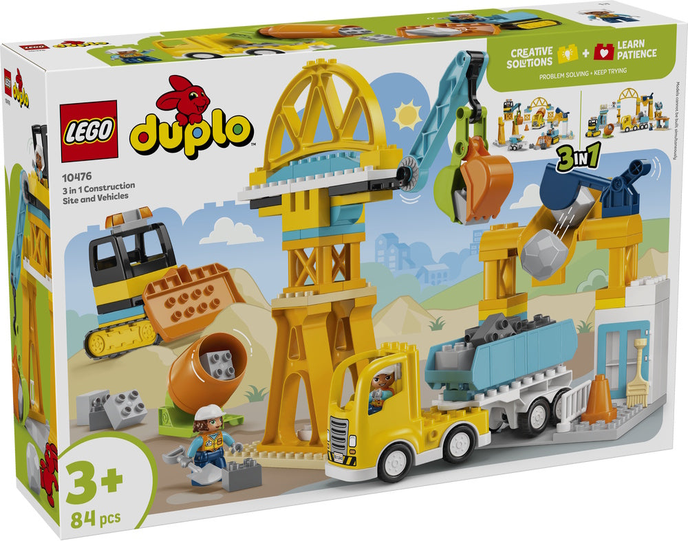 LEGO® - Duplo - 10476 - 3 in 1 Construction Site and Vehicles