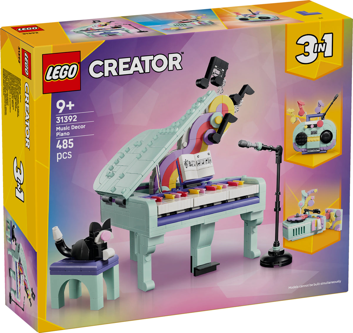 LEGO® - Creator - 31392 - Deko-Klavier mit Katze