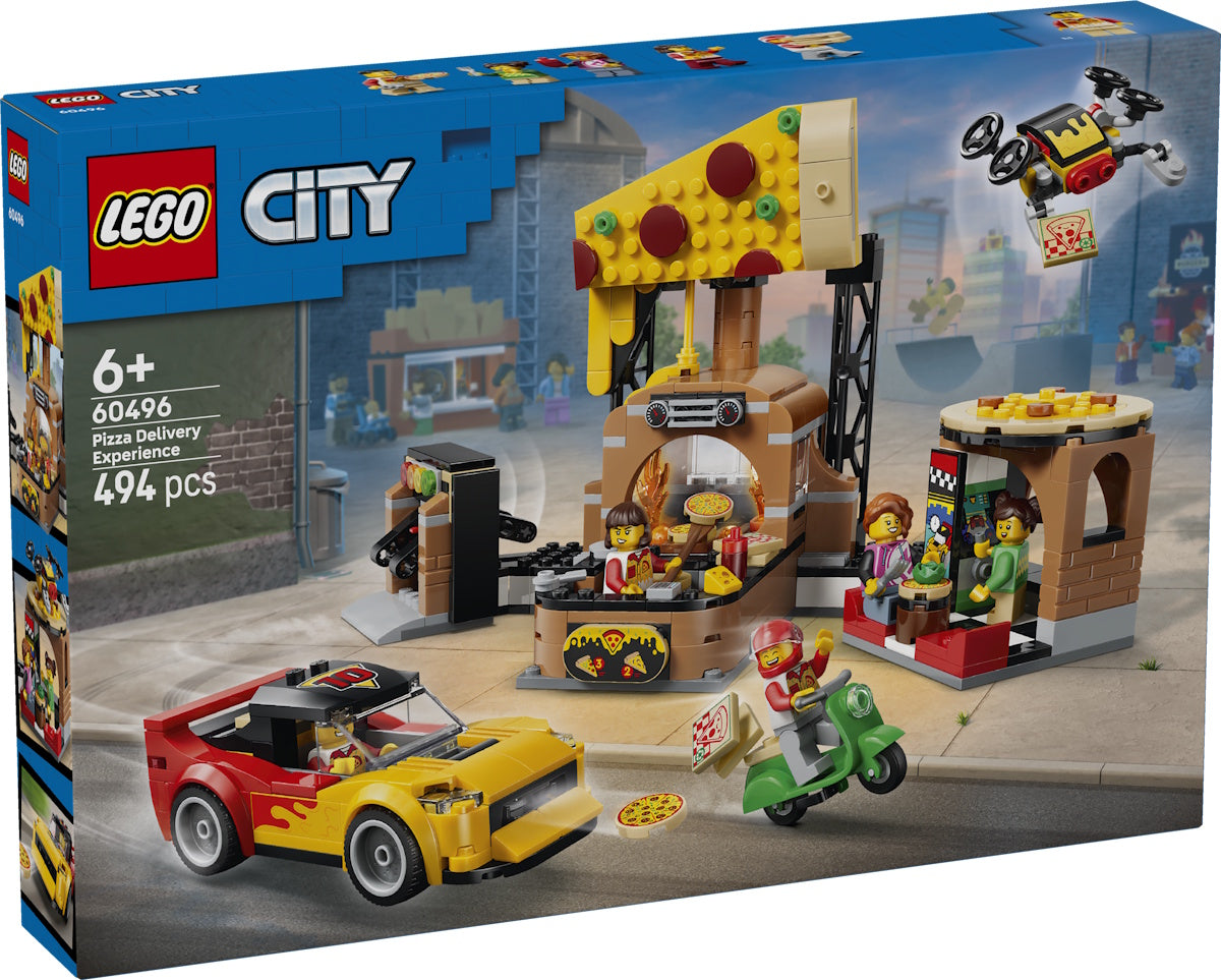 LEGO® - City - 60496 - Pizza Delivery Experience with Vehicles