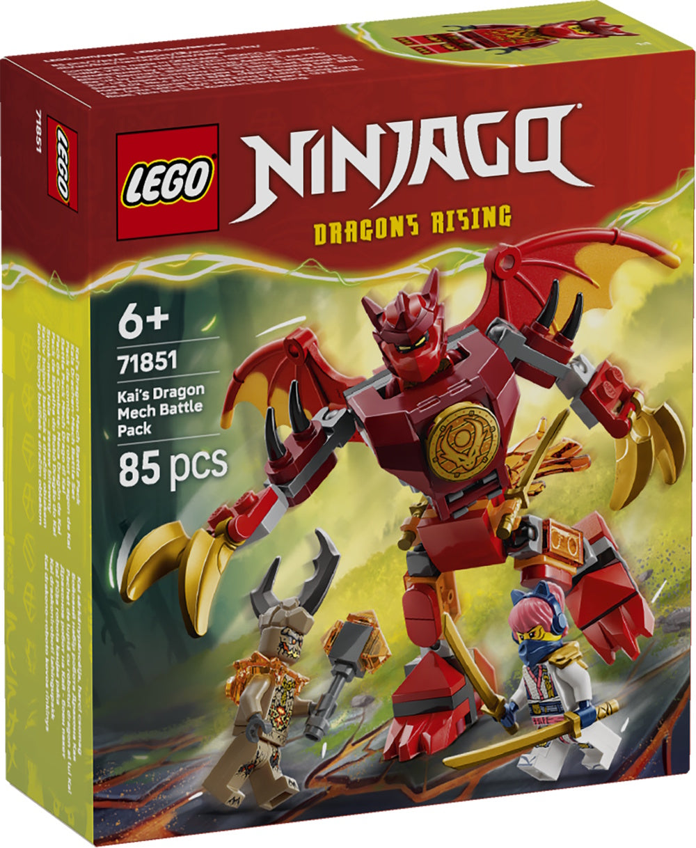 LEGO® - Ninjago - 71851 - Kais Drachen-Mech Battle Set
