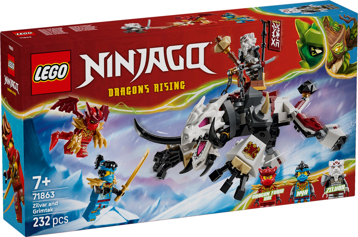 LEGO® - Ninjago - 71863 - Zilvar auf seinem Drachentier Grimtak