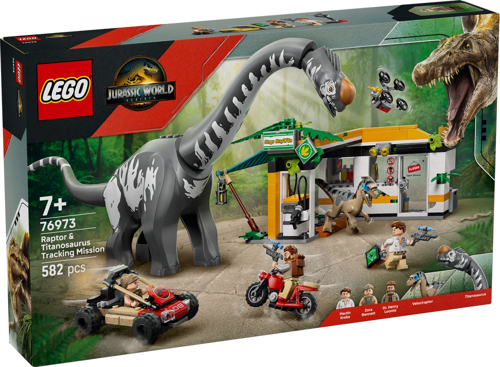 LEGO® - Jurassic World - 76973 - Raptor & Titanosaurus Tracking Mission