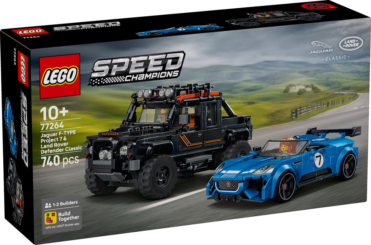 LEGO® - Speed Champions - 77264 - Jaguar Project 7 & Land Rover Defender