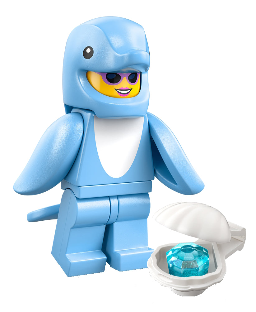 LEGO® - Sammelfiguren - col28-9 - Tierkostüm: Delfin (71051)